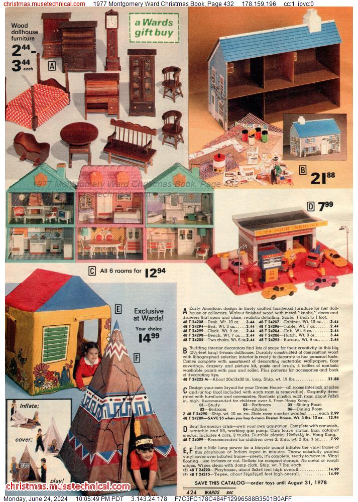 1977 Montgomery Ward Christmas Book, Page 432