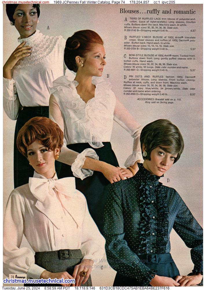 1969 JCPenney Fall Winter Catalog, Page 74