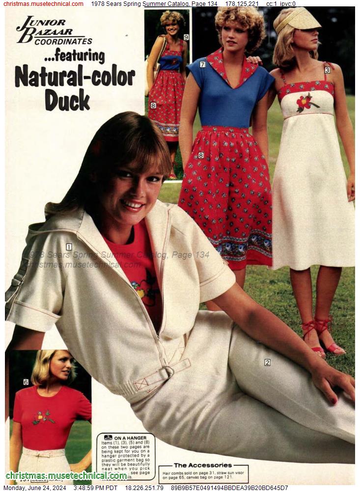 1978 Sears Spring Summer Catalog, Page 134