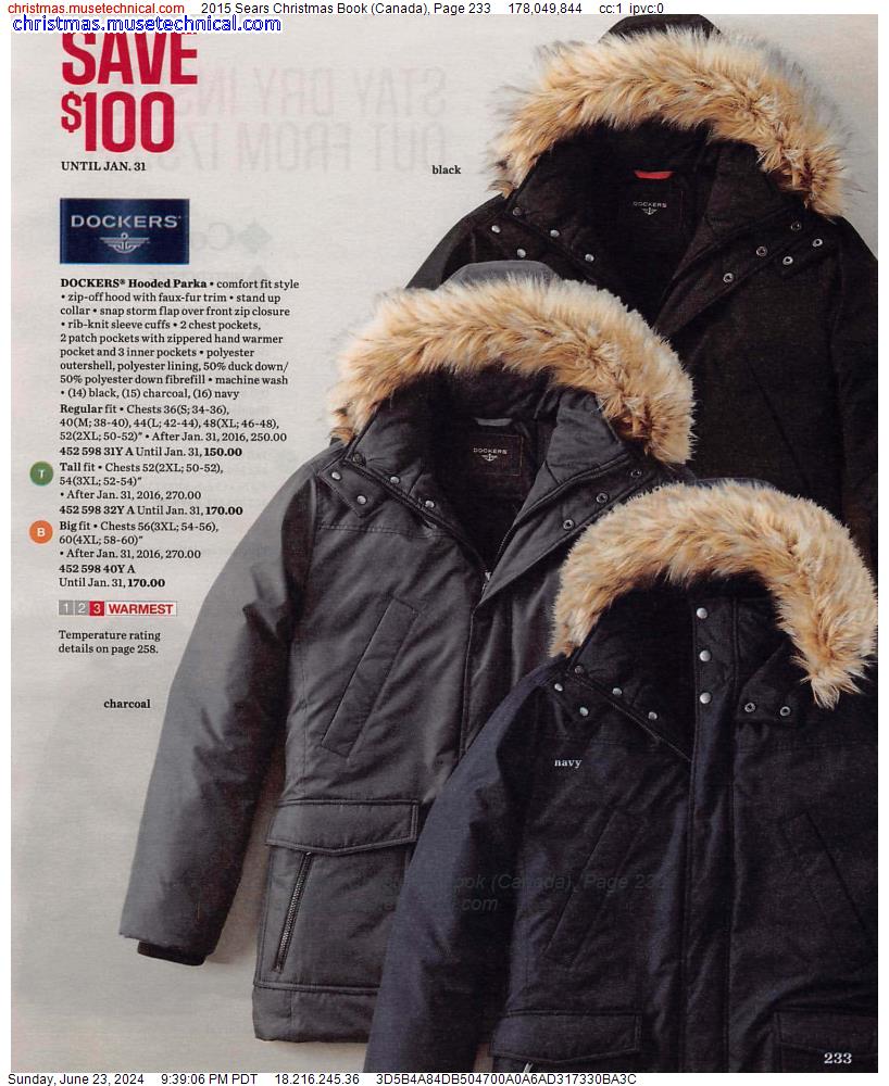 2015 Sears Christmas Book (Canada), Page 233