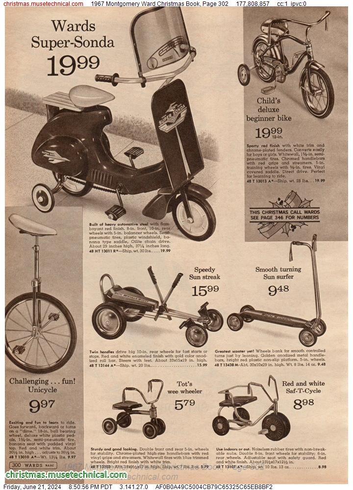1967 Montgomery Ward Christmas Book, Page 302