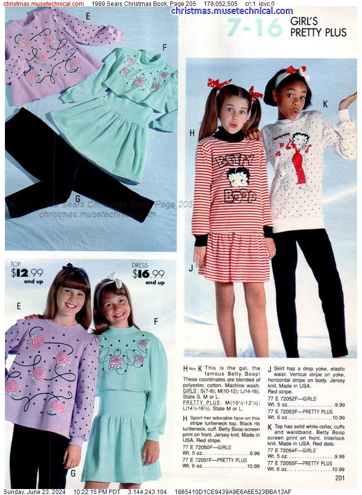 1989 Sears Christmas Book, Page 205