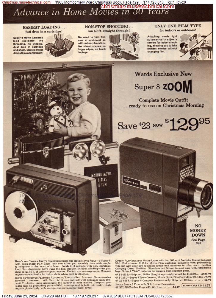 1965 Montgomery Ward Christmas Book, Page 429