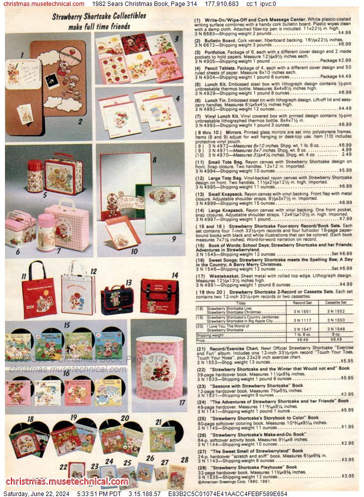 1982 Sears Christmas Book, Page 314