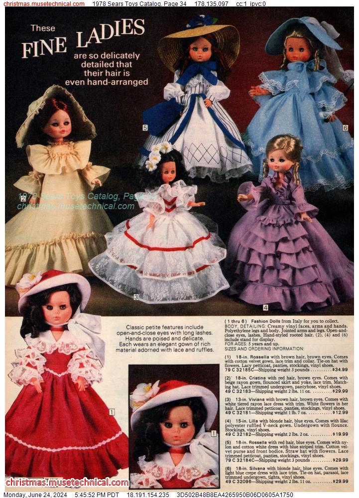 1978 Sears Toys Catalog, Page 34