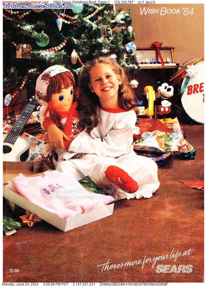 1984 Sears Christmas Book, Page 1