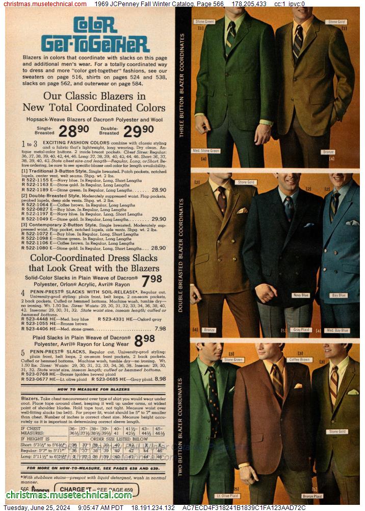 1969 JCPenney Fall Winter Catalog, Page 566