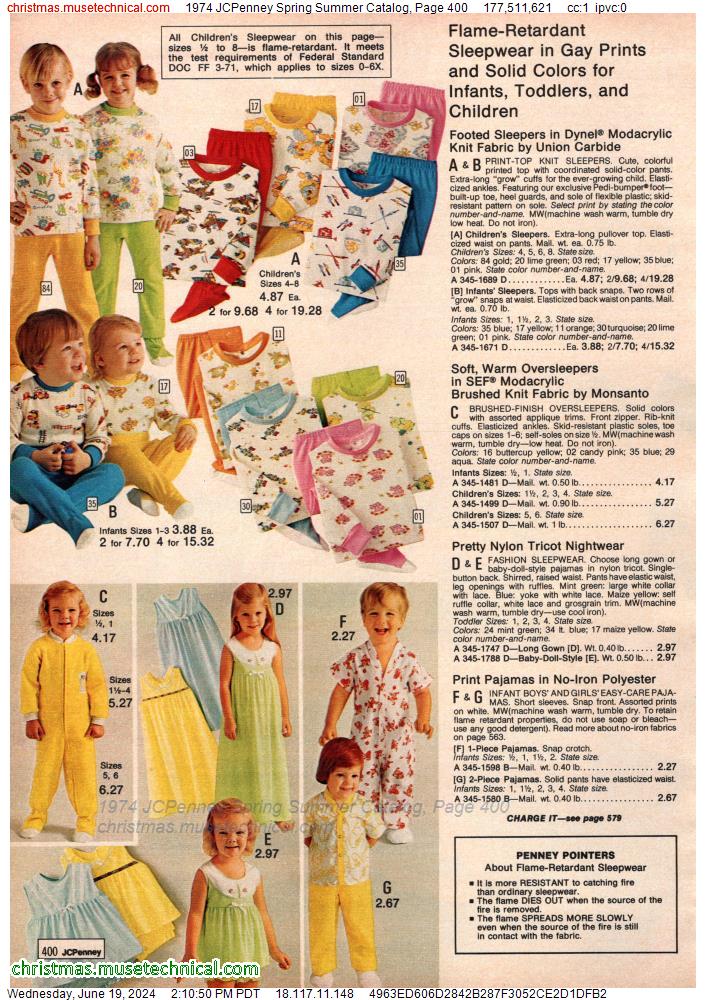 1974 JCPenney Spring Summer Catalog, Page 400