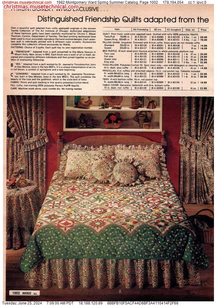 1982 Montgomery Ward Spring Summer Catalog, Page 1002
