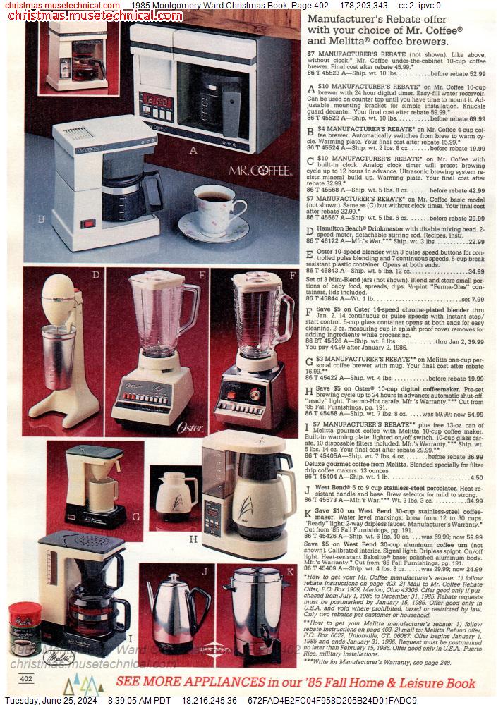 1985 Montgomery Ward Christmas Book, Page 402