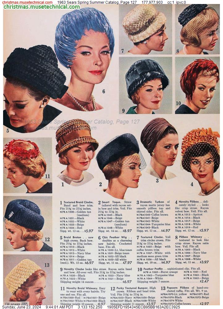1963 Sears Spring Summer Catalog, Page 127