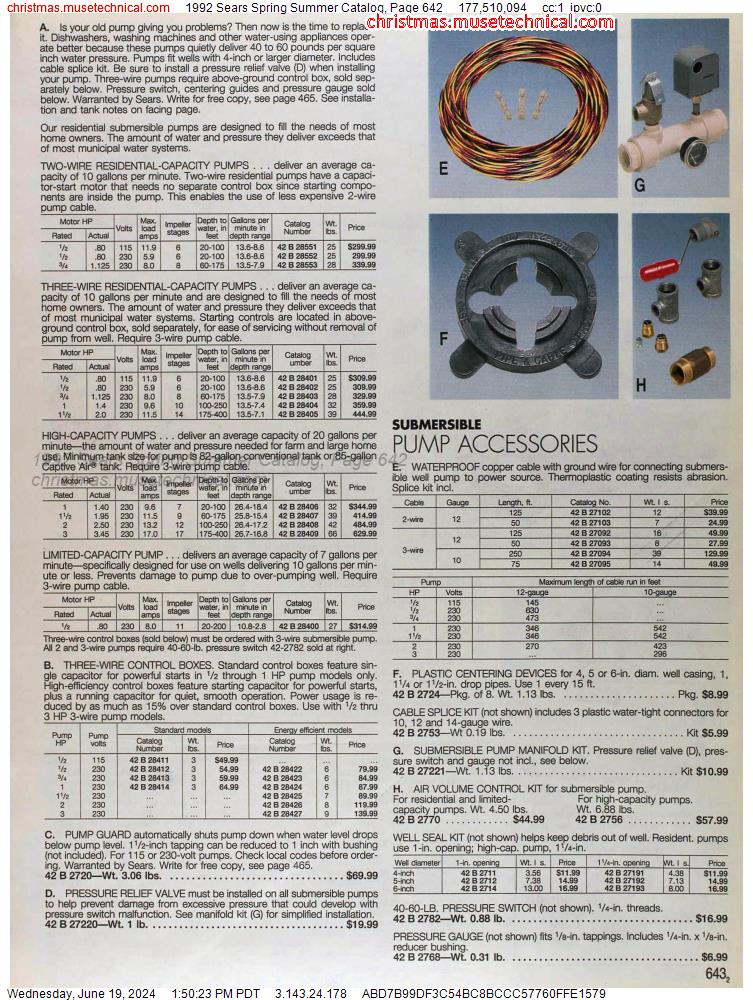 1992 Sears Spring Summer Catalog, Page 642