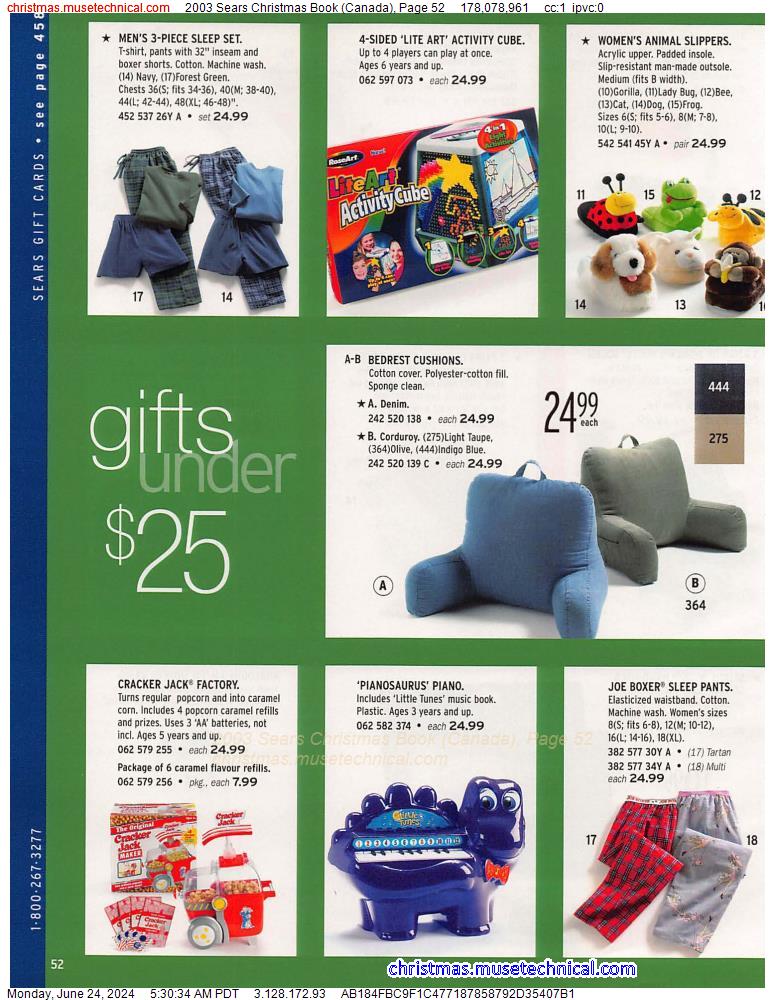 2003 Sears Christmas Book (Canada), Page 52