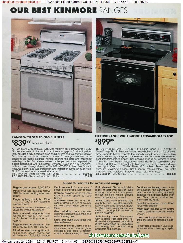 1992 Sears Spring Summer Catalog, Page 1068