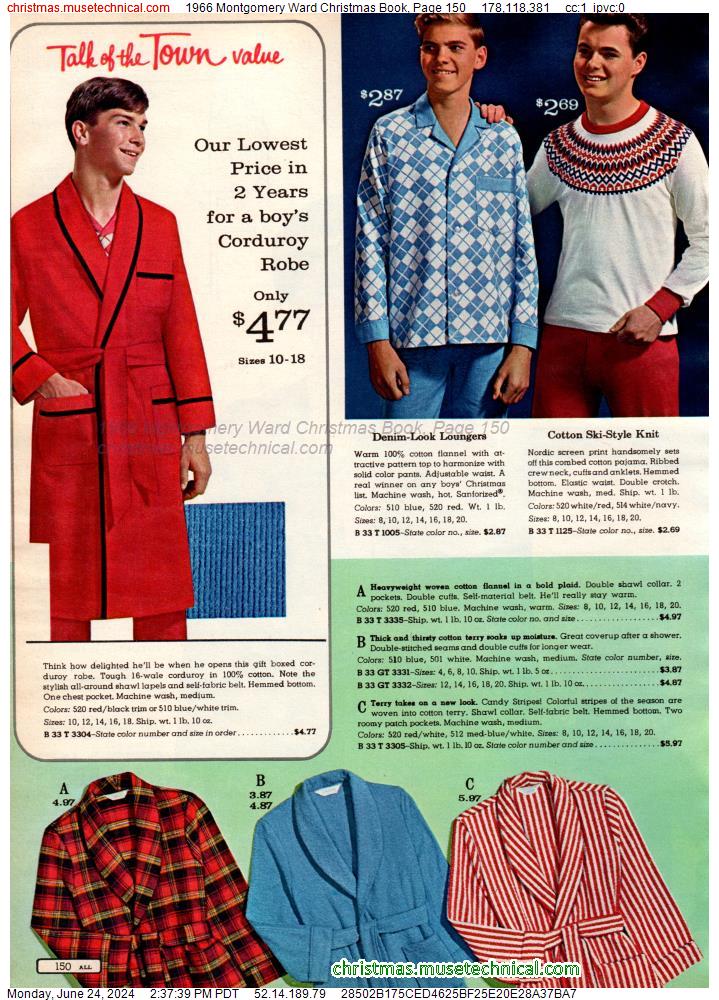 1966 Montgomery Ward Christmas Book, Page 150