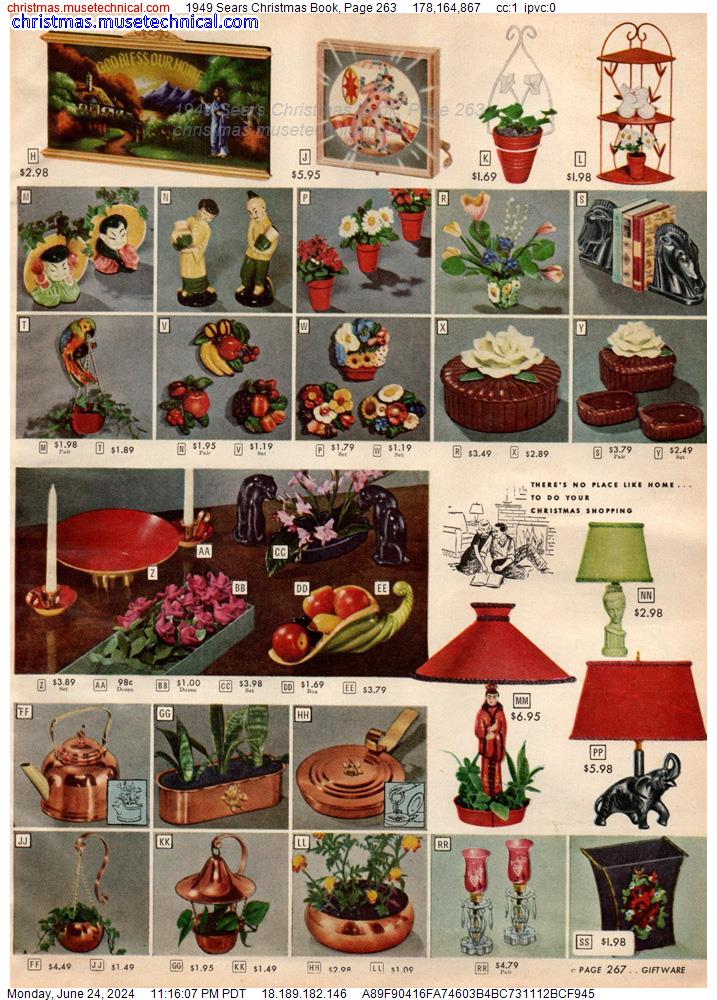 1949 Sears Christmas Book, Page 263