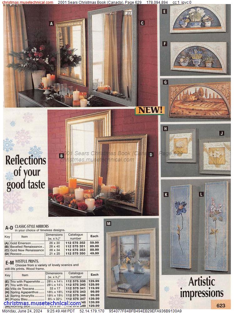 2001 Sears Christmas Book (Canada), Page 629