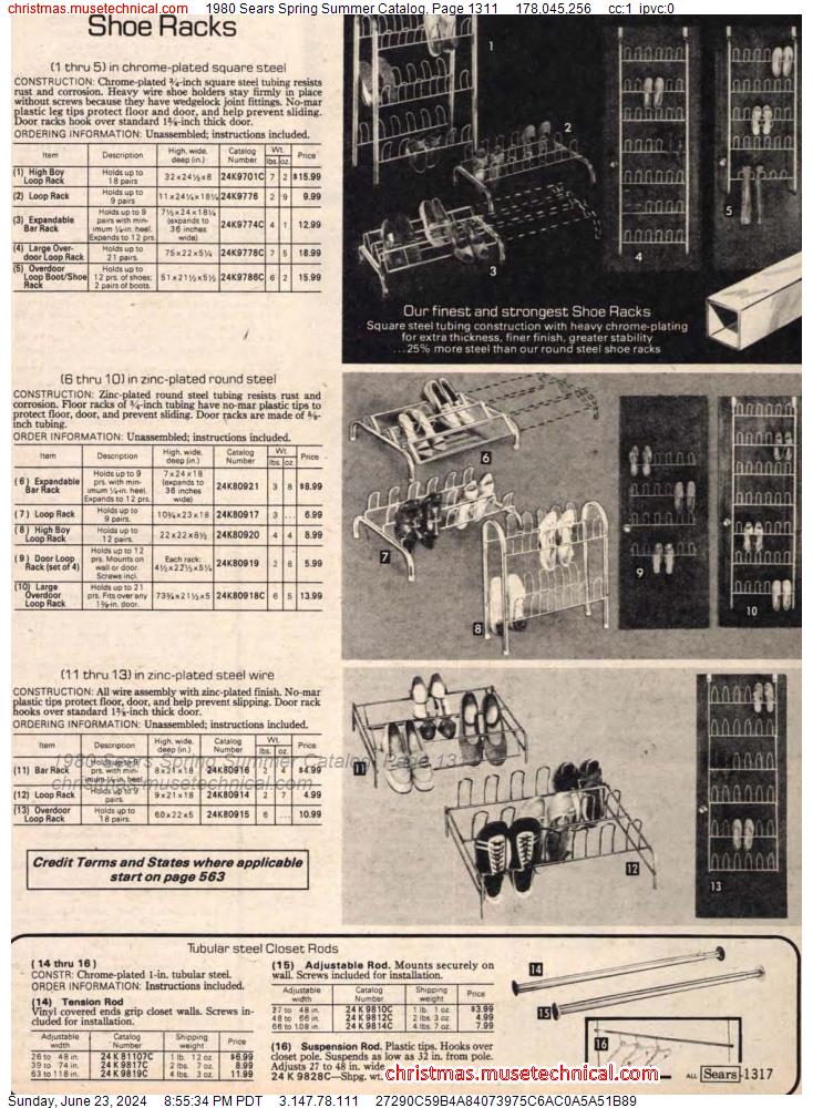 1980 Sears Spring Summer Catalog, Page 1311