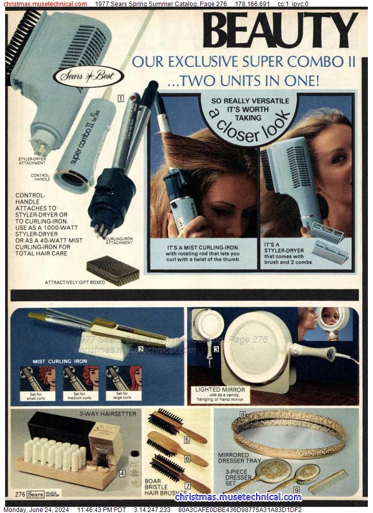 1977 Sears Spring Summer Catalog, Page 276