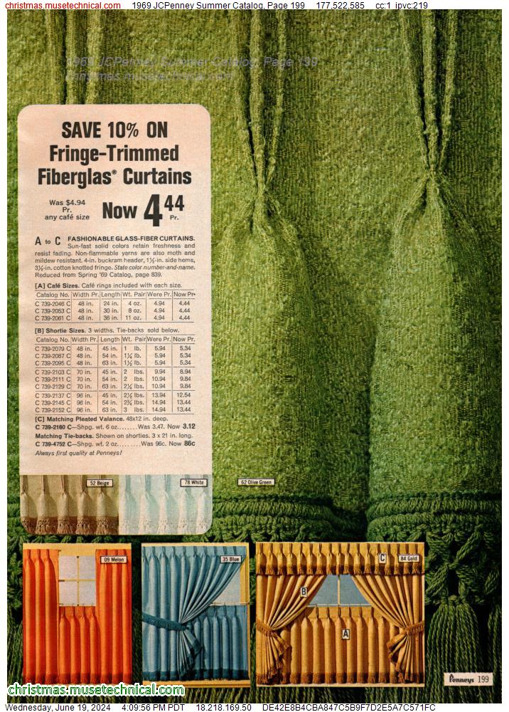 1969 JCPenney Summer Catalog, Page 199