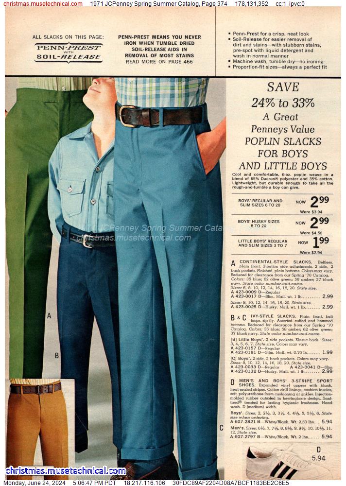 1971 JCPenney Spring Summer Catalog, Page 374