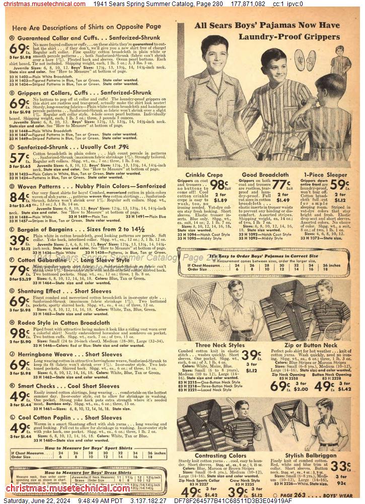 1941 Sears Spring Summer Catalog, Page 280