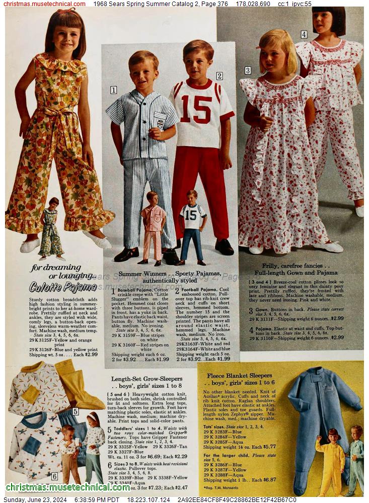 1968 Sears Spring Summer Catalog 2, Page 376