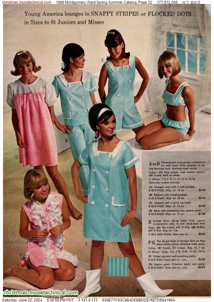 1966 Montgomery Ward Spring Summer Catalog, Page 22