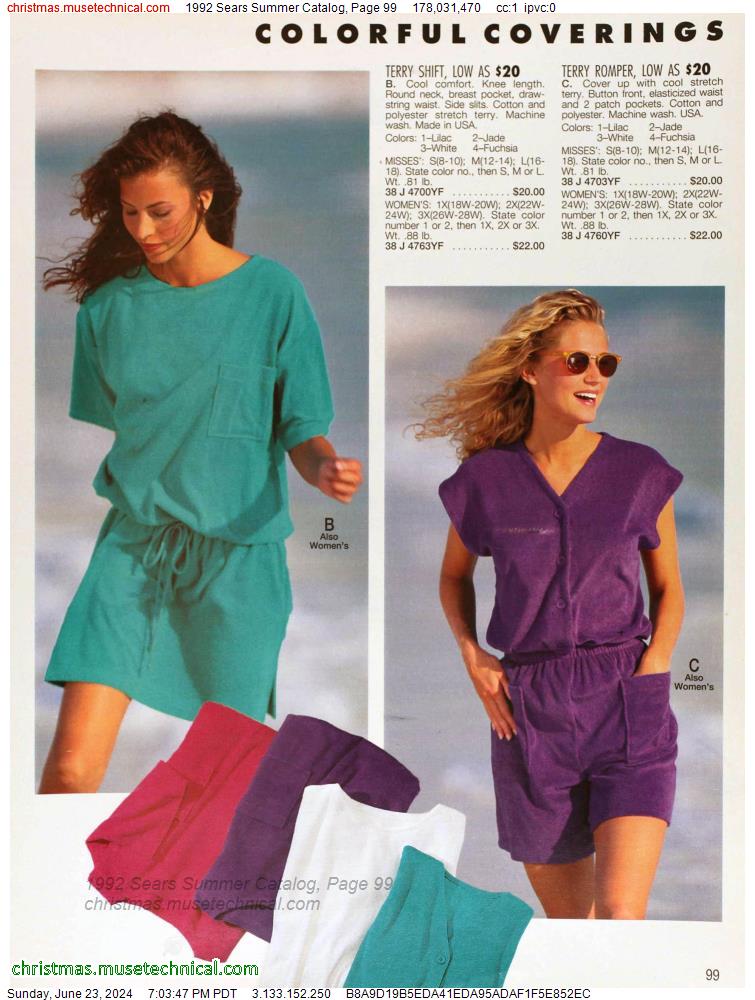1992 Sears Summer Catalog, Page 99