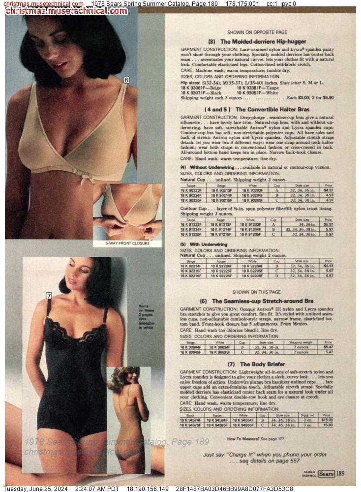 1978 Sears Spring Summer Catalog, Page 189