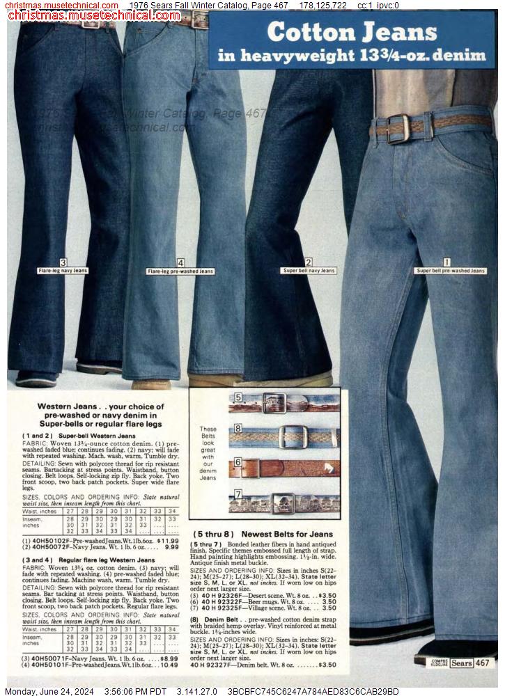 1976 Sears Fall Winter Catalog, Page 467