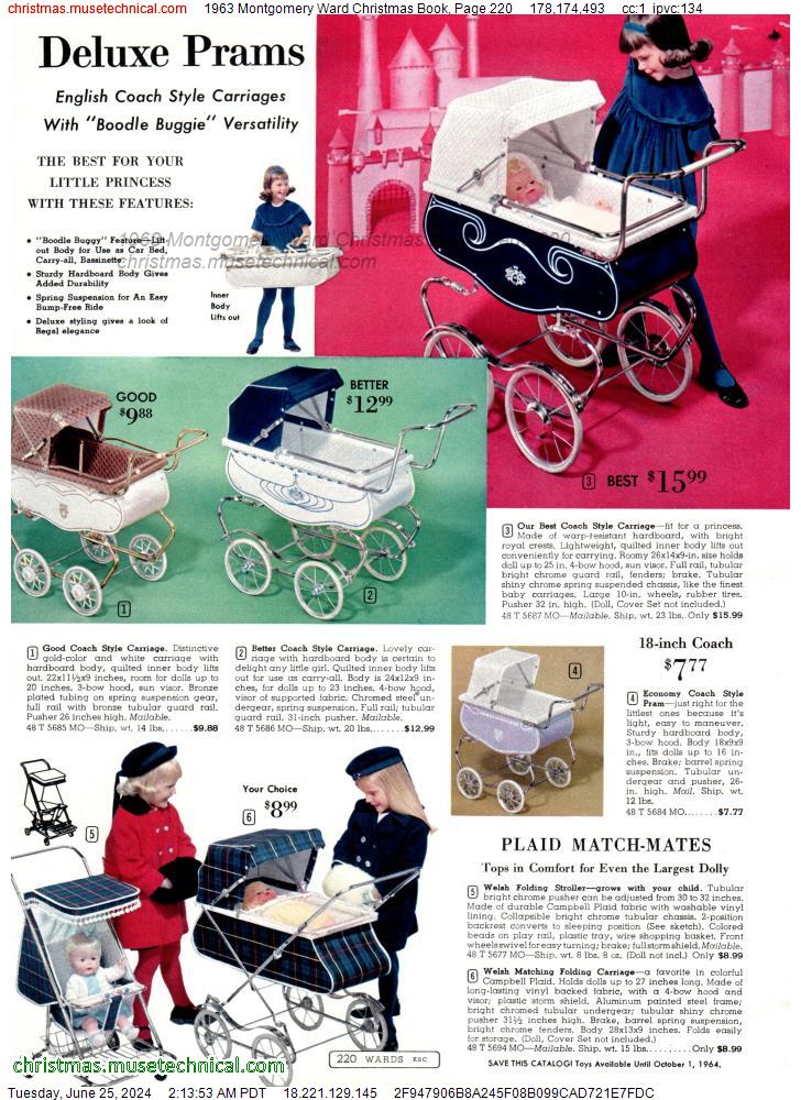 1963 Montgomery Ward Christmas Book, Page 220