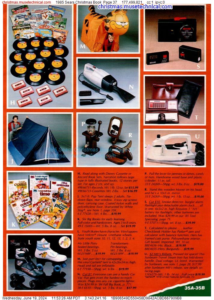 1985 Sears Christmas Book, Page 37