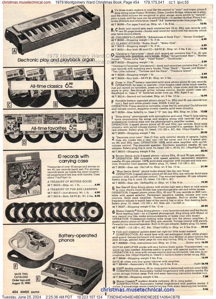 1979 Montgomery Ward Christmas Book, Page 454