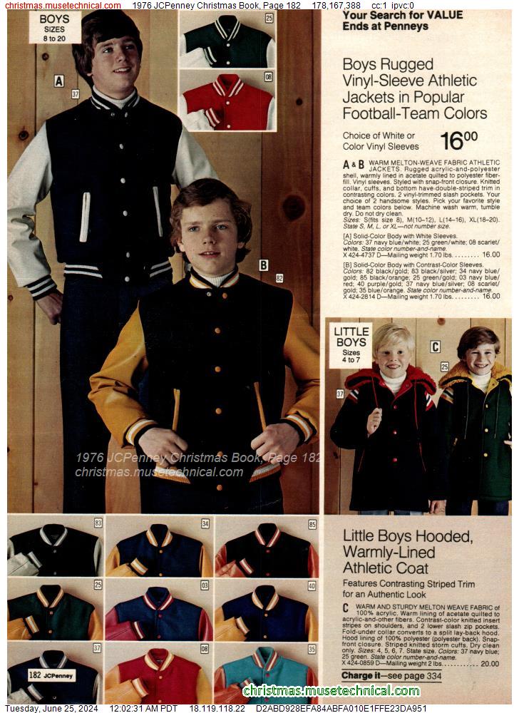 1976 JCPenney Christmas Book, Page 182
