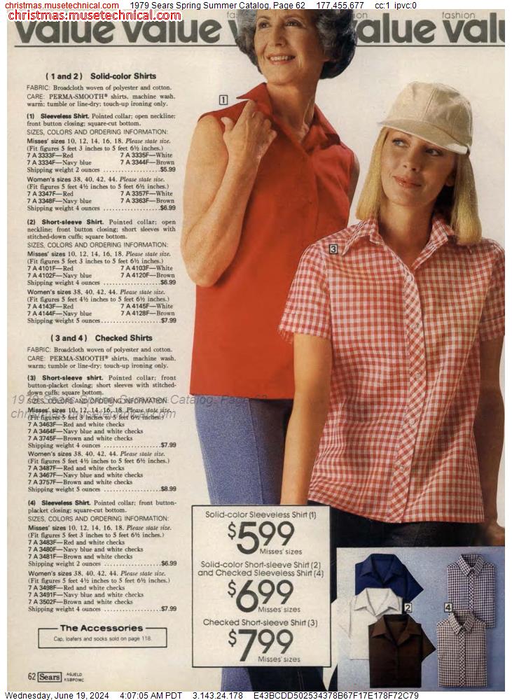 1979 Sears Spring Summer Catalog, Page 62