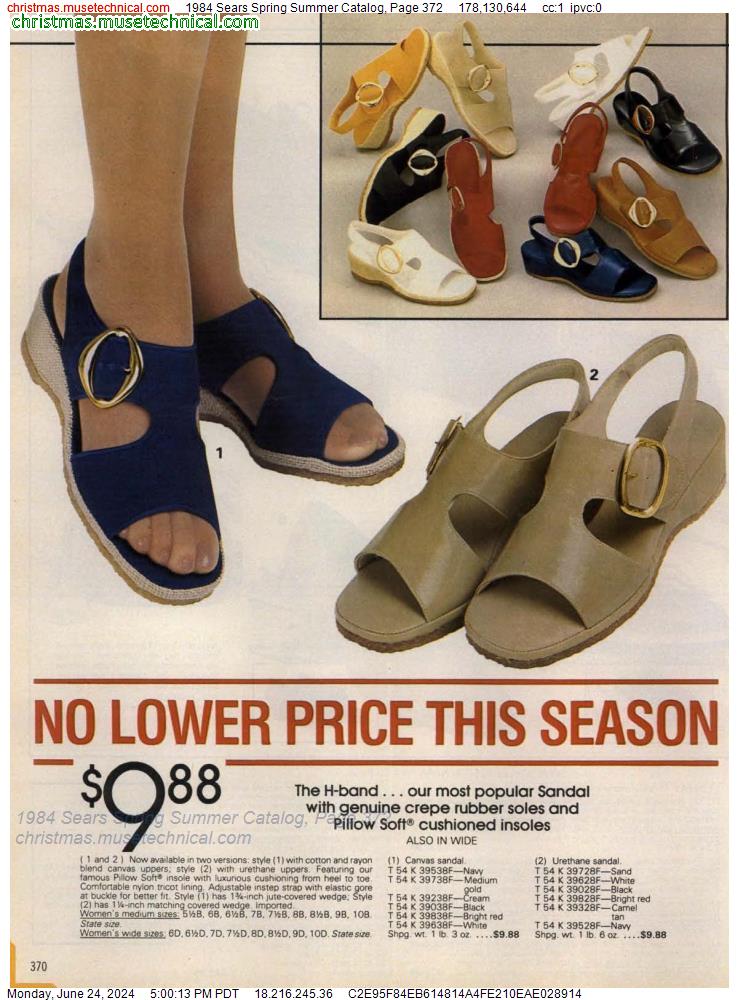 1984 Sears Spring Summer Catalog, Page 372