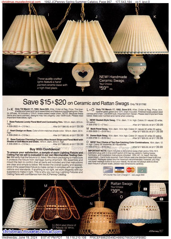 1992 JCPenney Spring Summer Catalog, Page 867