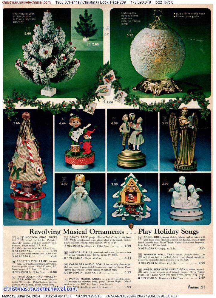 1968 JCPenney Christmas Book, Page 209