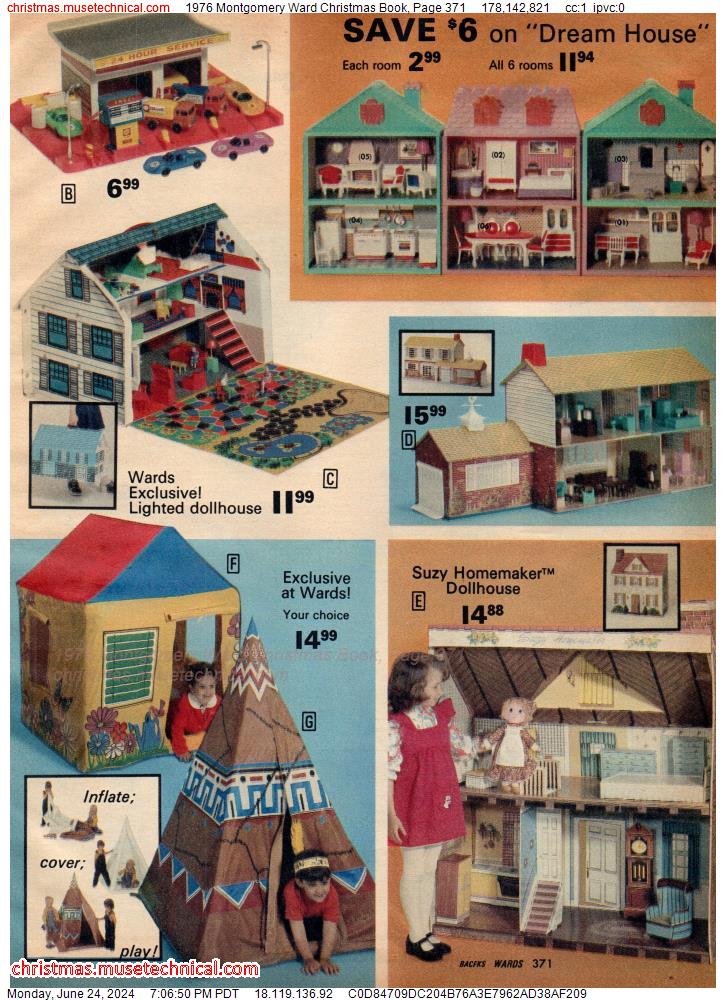 1976 Montgomery Ward Christmas Book, Page 371