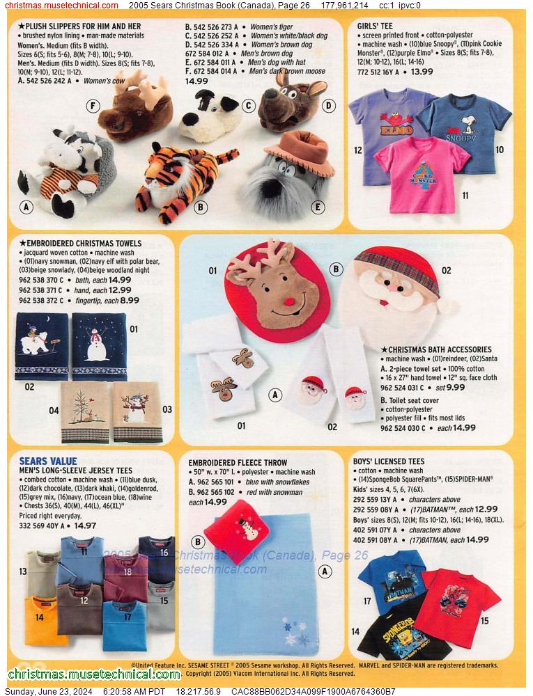 2005 Sears Christmas Book (Canada), Page 26