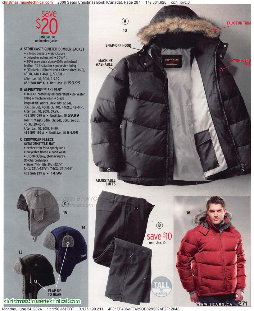 2009 Sears Christmas Book (Canada), Page 287