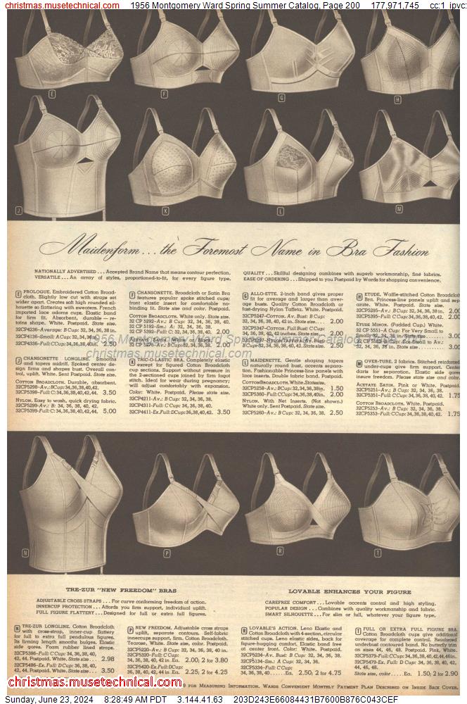 1956 Montgomery Ward Spring Summer Catalog, Page 200