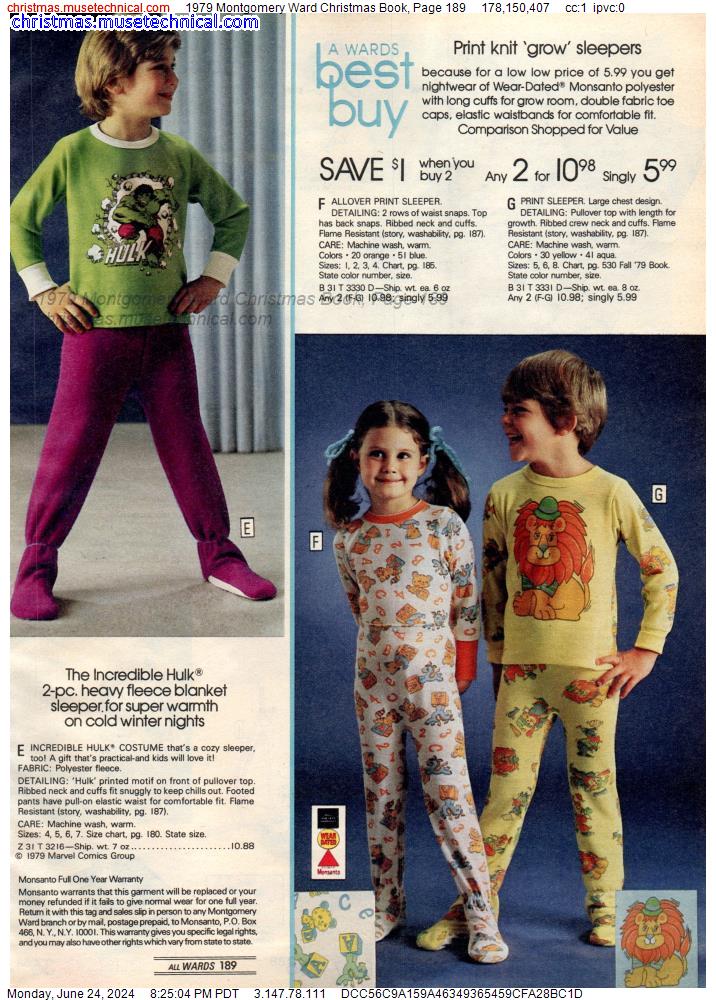 1979 Montgomery Ward Christmas Book, Page 189
