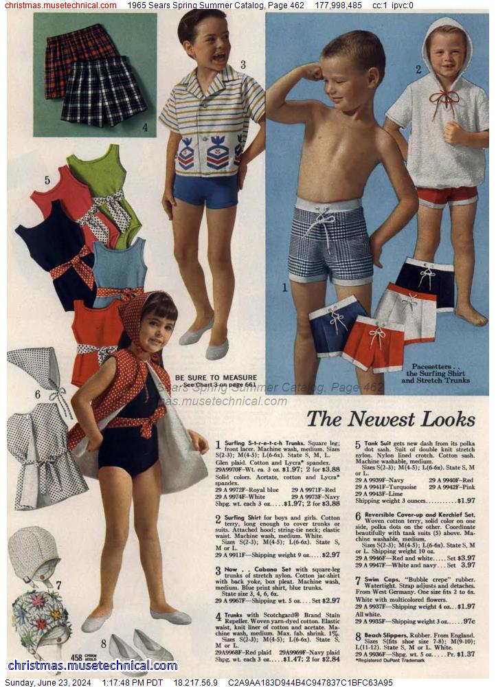 1965 Sears Spring Summer Catalog, Page 462