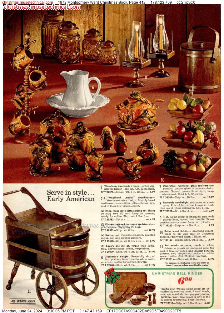 1973 Montgomery Ward Christmas Book, Page 412