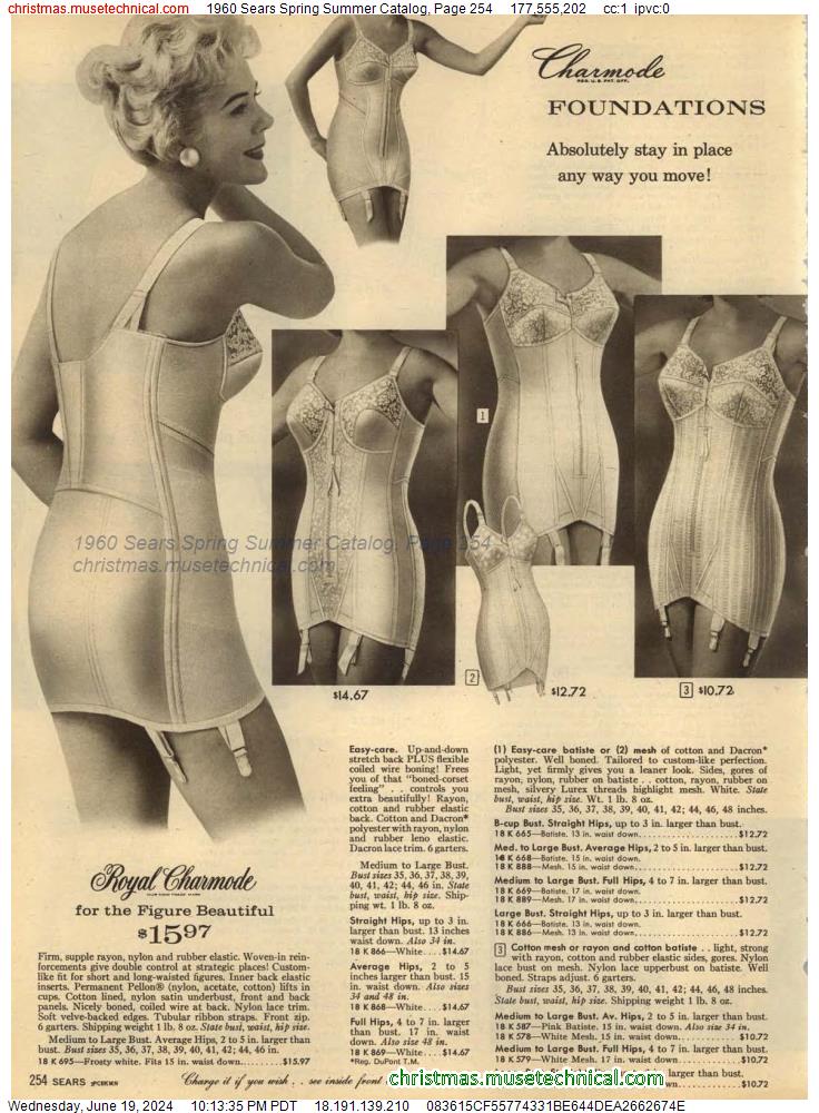 1960 Sears Spring Summer Catalog, Page 254