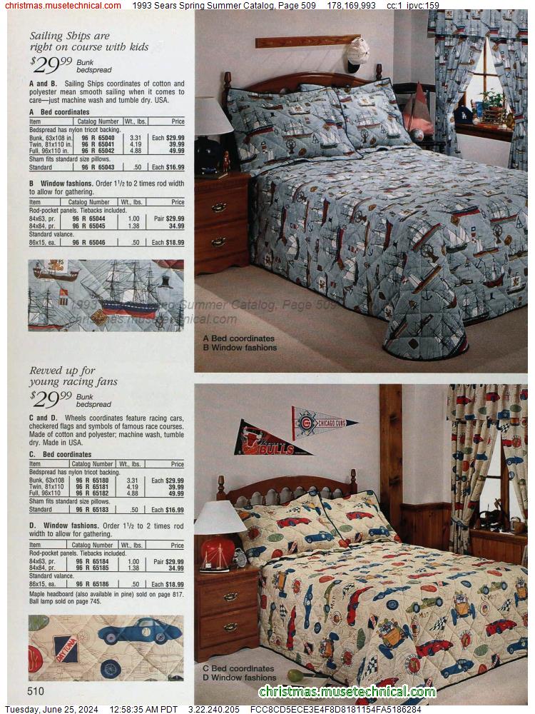 1993 Sears Spring Summer Catalog, Page 509