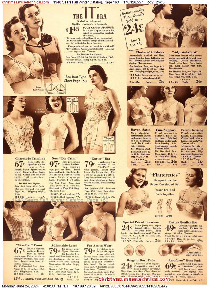 1940 Sears Fall Winter Catalog, Page 163