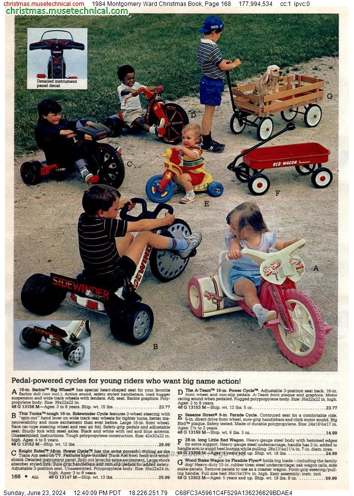 1984 Montgomery Ward Christmas Book, Page 168